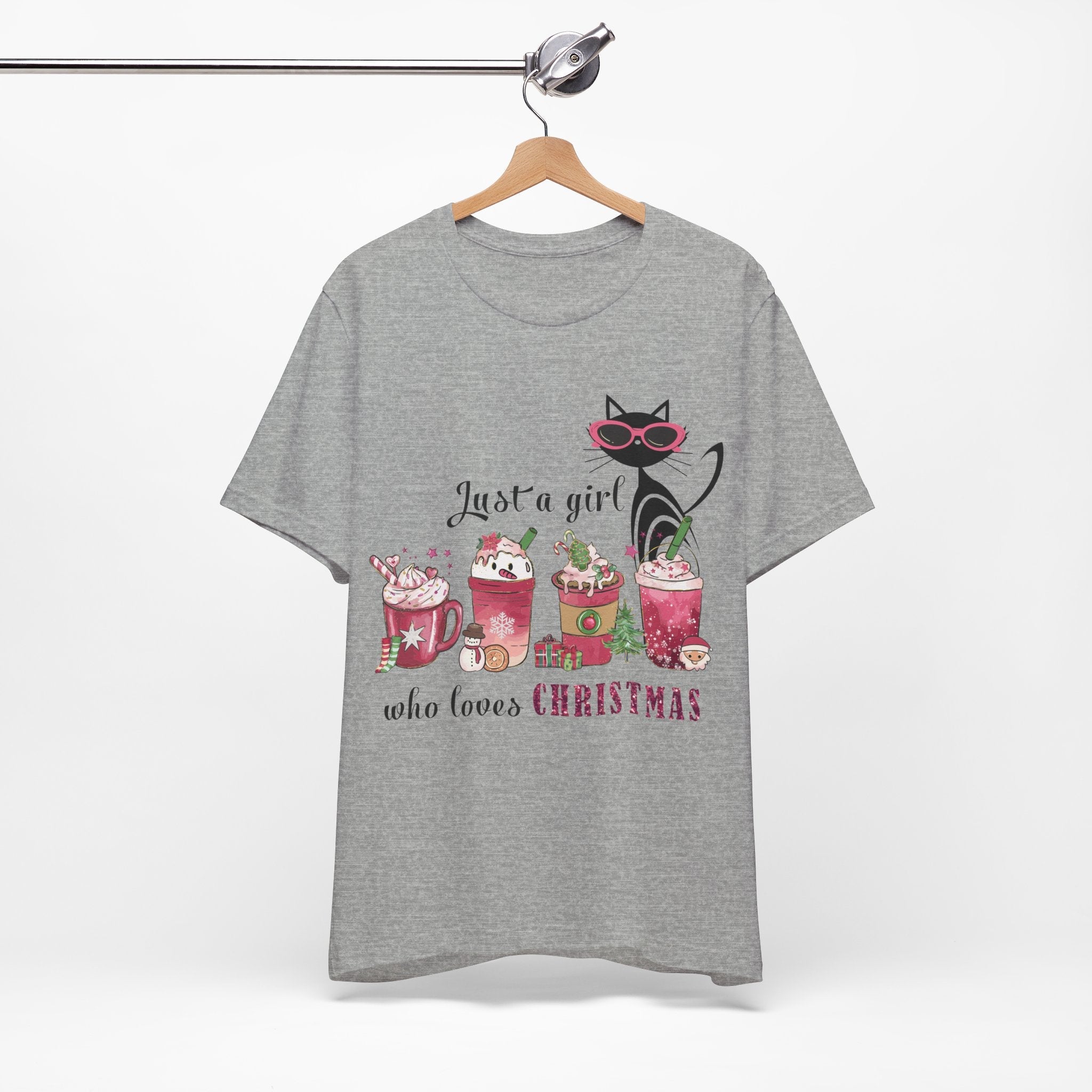 Kate McEnroe New York Retro Christmas Atomic Cat T - Shirt, Holiday Graphic Tee, Sassy Cat Lover Gift, Festive Seasonal Shirt, Vintage Style Holiday TopT - Shirts36310146030646759830