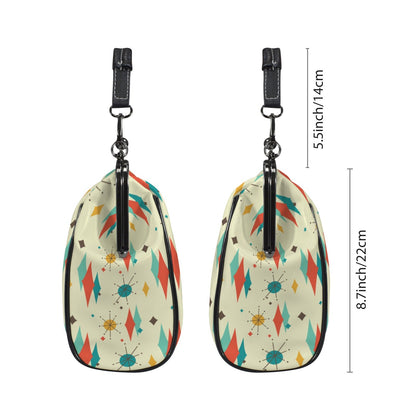 Kate McEnroe New York Retro Christmas Mid Century Franciscan Starburst Kisslock PurseCrossbody BagsD3266993