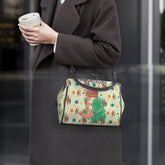 Kate McEnroe New York Retro Christmas Mid Century Franciscan Starburst Kisslock PurseCrossbody BagsD3266993