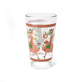 Kate McEnroe New York Retro Christmas Pint Glass Mid Century Kitsch 1950s Holiday BarwarePint Glasses12352461050968606006