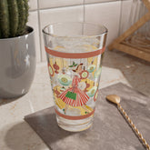 Kate McEnroe New York Retro Christmas Pint Glass Mid Century Kitsch 1950s Holiday BarwarePint Glasses12352461050968606006