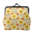 Kate McEnroe New York Retro Coin Purse Daisy Floral 1970s Yellow Orange Kiss Lock WalletCoin PursesBXQl72Xk07