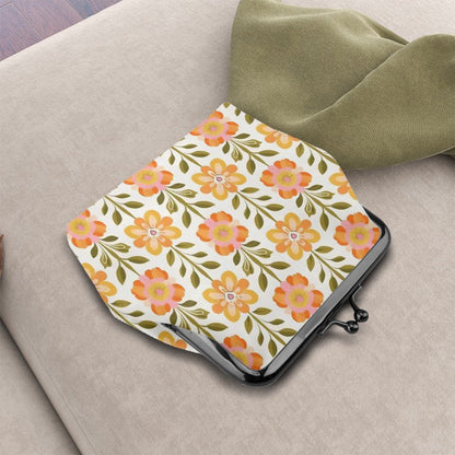 Kate McEnroe New York Retro Coin Purse Floral Mid Century Modern Kiss Lock Clasp WalletCoin Purses548O8yEwpE