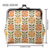 Kate McEnroe New York Retro Coin Purse Floral Mid Century Modern Kiss Lock Clasp WalletCoin Purses548O8yEwpE