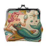 Kate McEnroe New York Retro Coin Purse Kitschy 1950s Mermaid Atomic Starburst Kisslock WalletCoin PursesDumEVny7BM