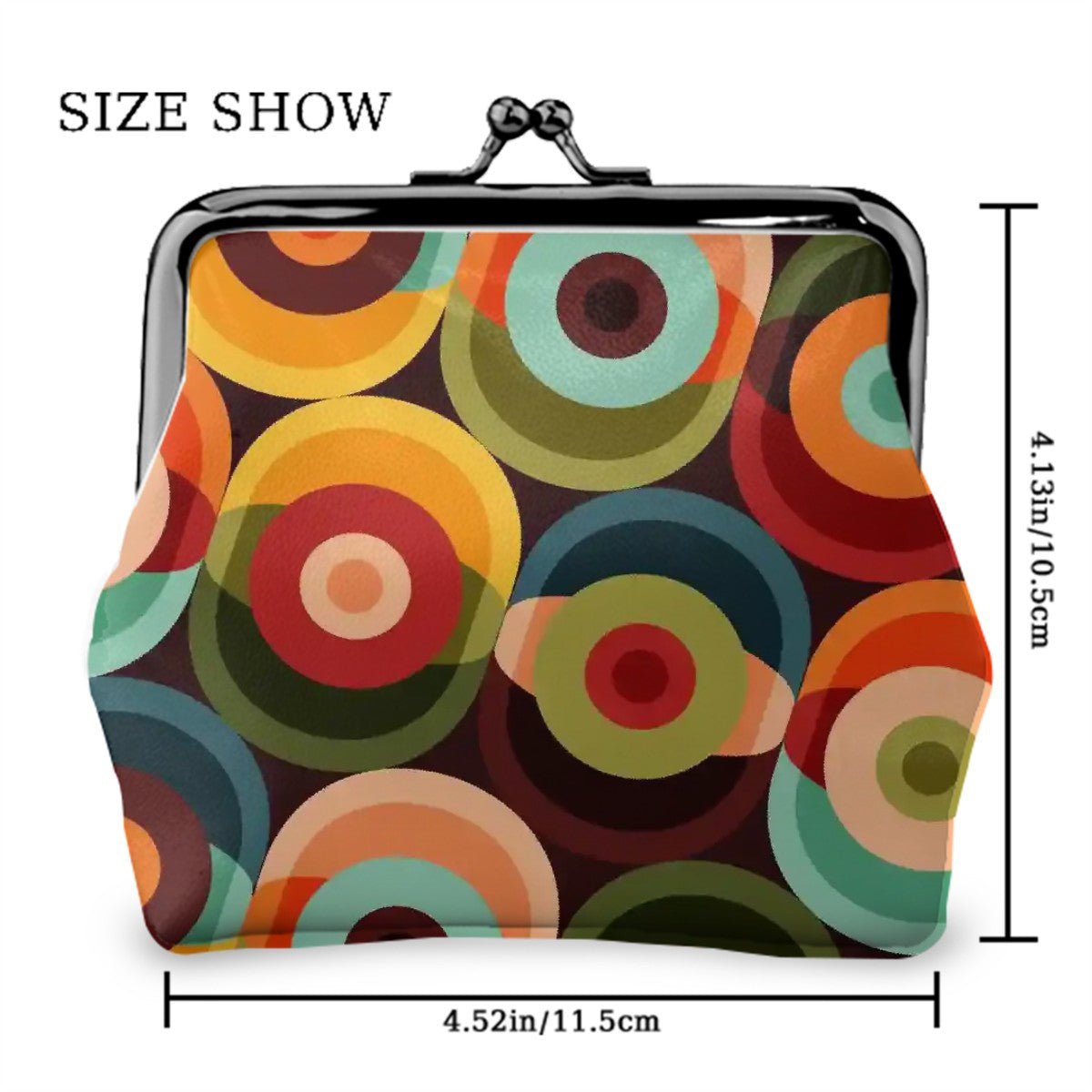 Kate McEnroe New York Retro Coin Purse Orbs 1970s Kiss Lock Mod Clutch WalletCoin Purses3l5FhzGIPB