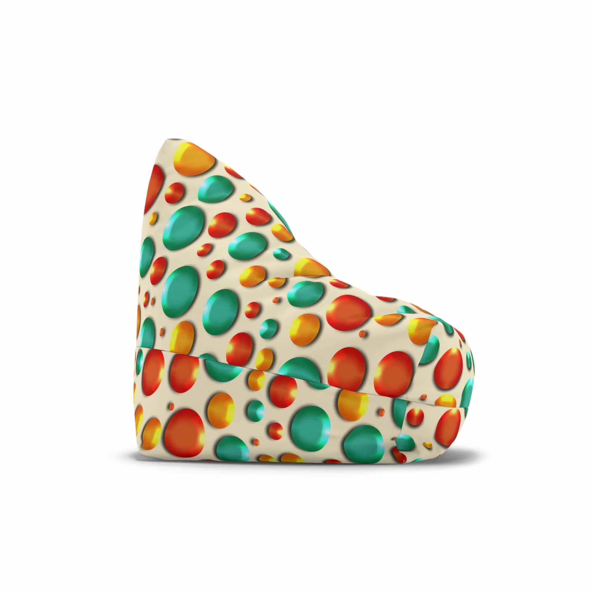 Kate McEnroe New York Retro Colorful Burbles Faux Embossed Bean Bag Chair CoverBean Bag Chair Covers25389569794407842038