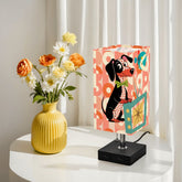 Kate McEnroe New York Retro Dachshund Dog Table Lamp, Mid Century Modern USB LightTable LampsszkcEByLjT