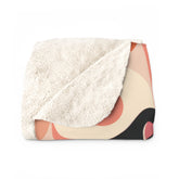 Kate McEnroe New York Retro Dachshund Mid Century Throw Blanket, Atomic Dog TV Starburst MCM Cozy LoungeBlankets30390992920004773772