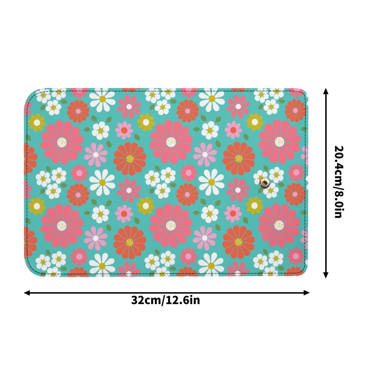 Kate McEnroe New York Retro Daisy Trifold Wallet, Mid Century Modern Floral Long Clutch, Groovy Hippie Flower Power PurseWalletsN7MQMK7W - 1