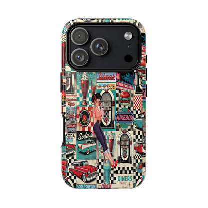 Kate McEnroe New York Retro Diner 1950s Pin Up Rockabilly Americana iPhone 17 Series CasePhone Cases62285734011800726582