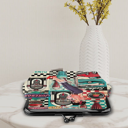 Kate McEnroe New York Retro Diner Coin Purse 1950s Pin Up Rockabilly Kiss Lock WalletCoin Purses70KdhXFRHq