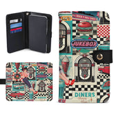Kate McEnroe New York Retro Diner Flip Phone Case 1950s Pin Up Rockabilly Americana WalletPhone CasesN4MO7XMW - 1