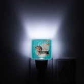 Kate McEnroe New York Retro Doxie Doghouse Night Light Set, Mid Century Modern Dachshund Atomic Starburst DecorNight LightsPlYoNERSTk