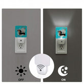 Kate McEnroe New York Retro Doxie Doghouse Night Light Set, Mid Century Modern Dachshund Atomic Starburst DecorNight LightsPlYoNERSTk
