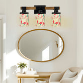 Kate McEnroe New York Retro Flamingo Tropical MCM Vanity Light, Mid Century Modern 50s Kitsch Wall FixtureVanity Light Fixtureskc8pOmUY3d