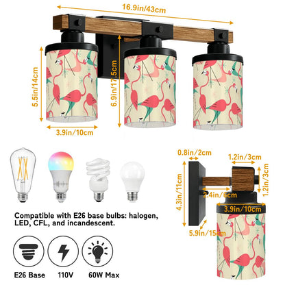 Kate McEnroe New York Retro Flamingo Tropical MCM Vanity Light, Mid Century Modern 50s Kitsch Wall FixtureVanity Light Fixtureskc8pOmUY3d