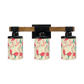 Kate McEnroe New York Retro Flamingo Tropical MCM Vanity Light, Mid Century Modern 50s Kitsch Wall FixtureVanity Light Fixtureskc8pOmUY3d