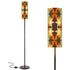 Kate McEnroe New York Retro Floor Lamp Geometric Mid Century Modern Teal Orange BrownSlim Floor Lampsxid0Z3heZF