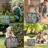 Kate McEnroe New York Retro Floral Garden Tool Tote Bag Gardening Organizer CaddyGarden Tool BagKiELgb7cwh