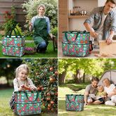 Kate McEnroe New York Retro Floral Garden Tool Tote Bag Gardening Organizer CaddyGarden Tool BagKiELgb7cwh