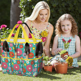 Kate McEnroe New York Retro Floral Garden Tool Tote Bag Gardening Organizer CaddyGarden Tool BagKiELgb7cwh