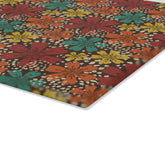 Kate McEnroe New York Retro Floral Glass Cutting Board, Mid Century Modern Kitchen Decor, Vintage Boho KitchenwareCutting Boards18154848544789024515