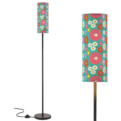 Kate McEnroe New York Retro Floral Tall Floor Lamp, Mid Century Modern Groovy LightingTall Floor Lampswo0TwDKBjj