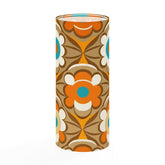Kate McEnroe New York Retro Flower Power Floor Lamp, Mid Century Modern Tall Light, 70s Mod Floral Standing Lamp, Boho Chic Vintage Lighting, MCM Accent LightSlim Floor LampsUbsoTKuxSt