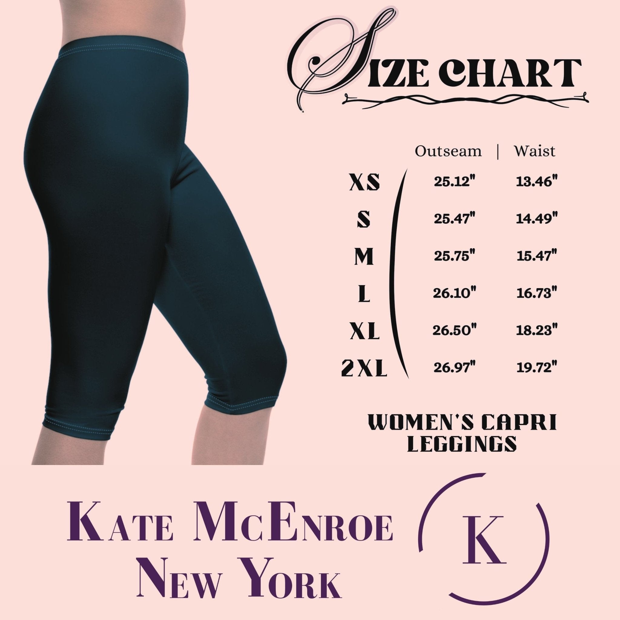 Kate McEnroe New York Retro Flower Power Groovy Hippie 60s, 70s Mid Mod Capri LeggingsLeggings28874908967916715646