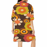 Kate McEnroe New York Retro Funky Groovy Hippie Boho Shirt Dress Cover UpDressesDG1492394DXH9080D