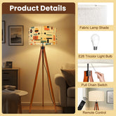 Kate McEnroe New York Retro Geometric Abstract 1950s Mid Century Modern Tripod Floor LampTripod Floor Lampsh4vwEoRv6e