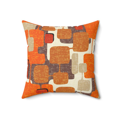 Kate McEnroe New York Retro Geometric Mid Century Modern Throw Pillow, Mid Mod Vintage Atomic Age Decor, MCM Cushions, Living Room Accent Pillow - 126881823 Throw Pillows