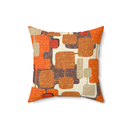 Kate McEnroe New York Retro Geometric Mid Century Modern Throw Pillow, Mid Mod Vintage Atomic Age Decor, MCM Cushions, Living Room Accent Pillow - 126881823 Throw Pillows