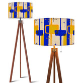 Kate McEnroe New York Retro Geometric Mid Century Modern Tripod Floor LampTripod Floor LampsbS7JRJnagn