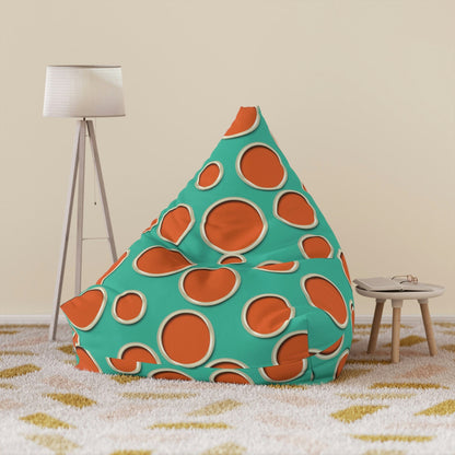 Kate McEnroe New York Retro Geometric Mid Mod Bean Bag Chair Cover Bean Bag Chair Covers 38&quot; × 42&quot; × 29&quot; / Without insert 10128120717796269464