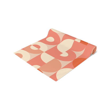 Kate McEnroe New York Retro Geometric Orb Table Runner, Mid Century Modern Dining AccentTable Runners26558755908261425799