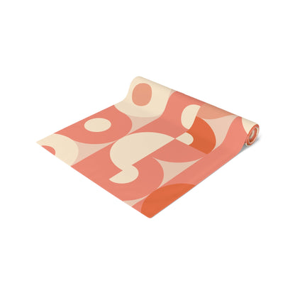 Kate McEnroe New York Retro Geometric Orb Table Runner, Mid Century Modern Dining AccentTable Runners26558755908261425799