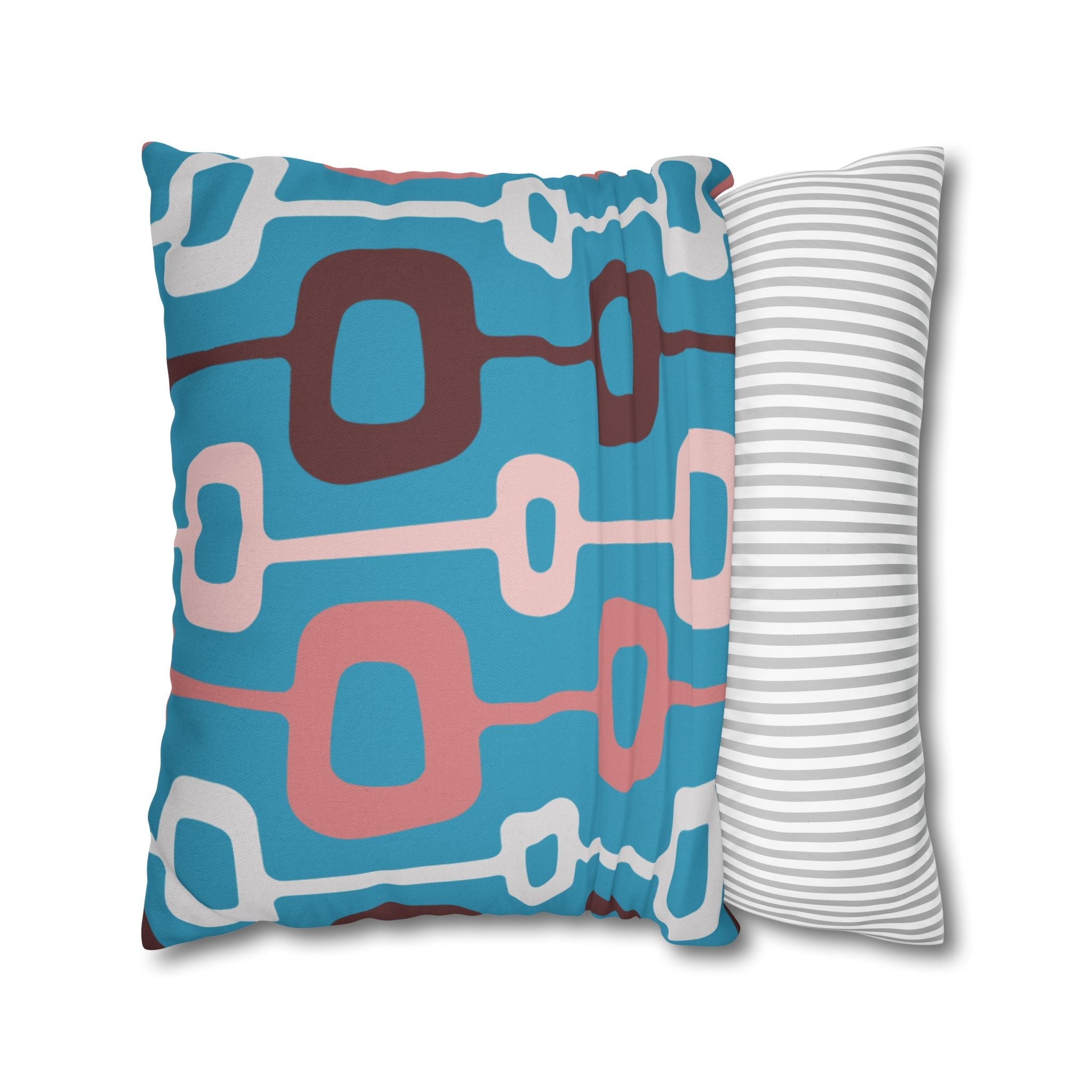 Kate McEnroe New York Retro Geometric Pillow Cover, Mid Century Modern Atomic Shape Cushion, 70s Groovy Home Decor AccentThrow Pillow Covers20637230731738995670