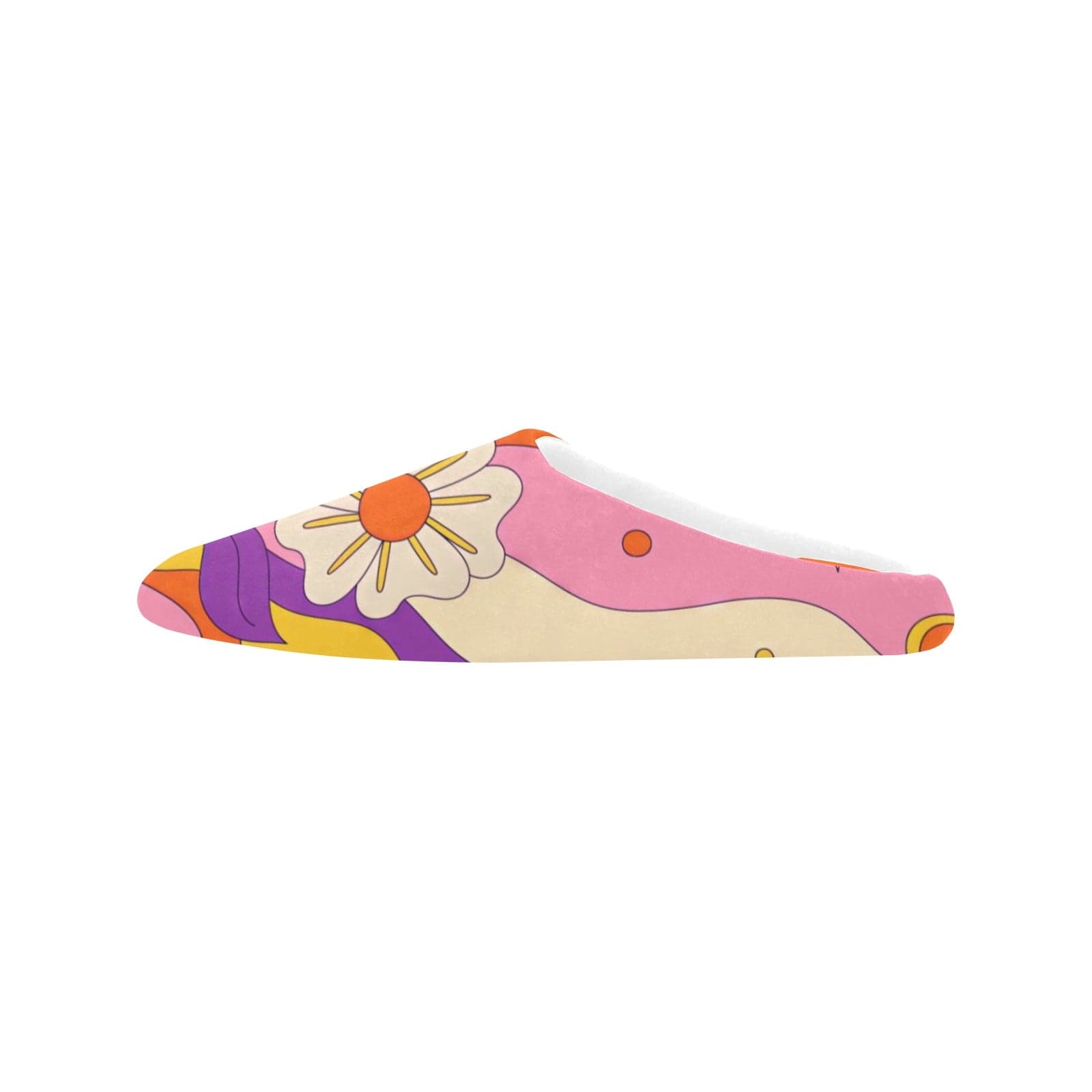 Kate McEnroe New York Retro Groovy Boho Flower Power Bedroom Slippers - 781623SlippersD2855567