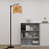 Kate McEnroe New York Retro Groovy Floral Lamp Shade, Mid Century Modern 60s Vibe LightingLamp ShadesIp49kStjDg