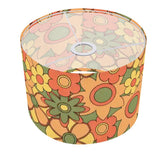 Kate McEnroe New York Retro Groovy Floral Lamp Shade, Mid Century Modern 60s Vibe LightingLamp ShadesIp49kStjDg
