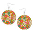 Kate McEnroe New York Retro Groovy Flower Power Drop Round EarringsEarringsi9sShmaipx