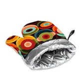 Kate McEnroe New York Retro Groovy Geometric Mid Century Modern Oven Mitts & Pot Holders SetOven Mitts & Pot Holder SetdcKTugsJcQ