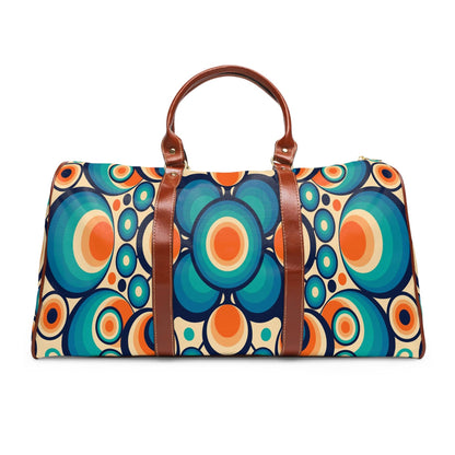 Kate McEnroe New York Retro Groovy Hippie Mid Mod Travel Duffel BagDuffel BagsD2819663