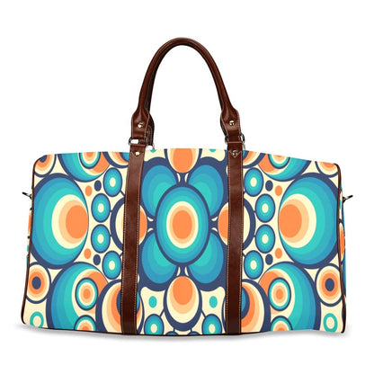 Kate McEnroe New York Retro Groovy Hippie Mid Mod Travel Duffel BagDuffel BagsD2819663