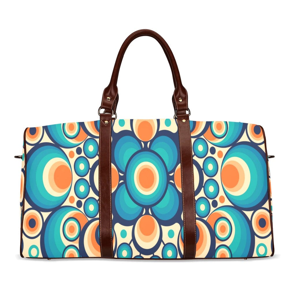 Kate McEnroe New York Retro Groovy Hippie Mid Mod Travel Duffel BagDuffel BagsD2819663