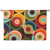 Kate McEnroe New York Retro Groovy Orbs Mid Century Modern Cafe CurtainsCafe CurtainsD3233124