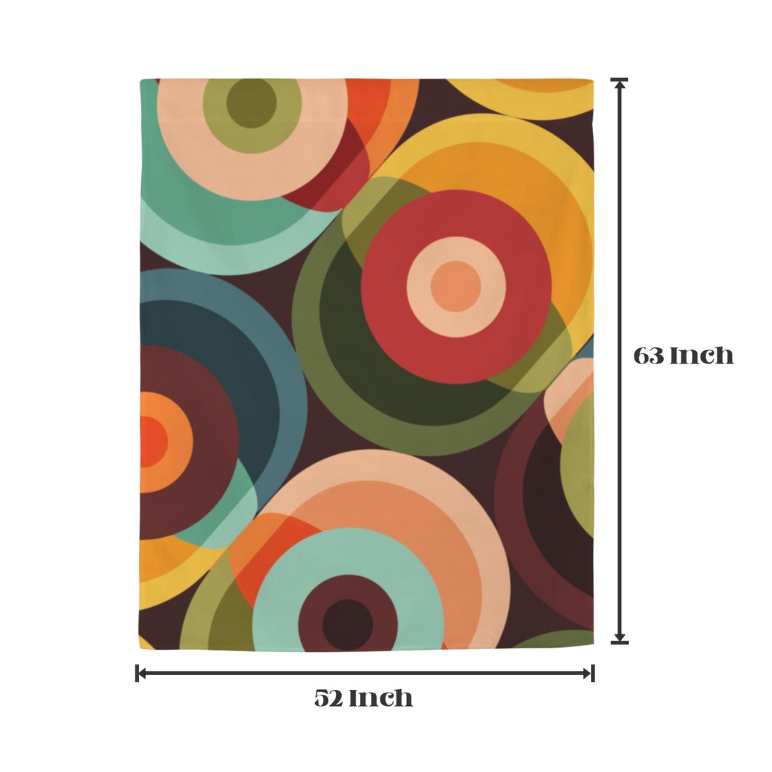 Kate McEnroe New York Retro Groovy Orbs Mid Century Modern Window CurtainsWindow CurtainsD3233123