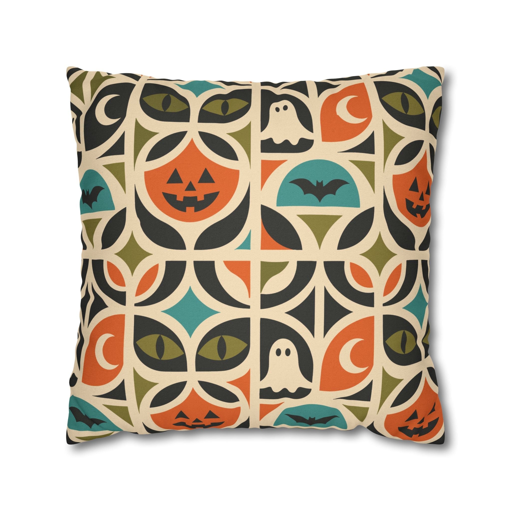 Kate McEnroe New York Retro Halloween Throw Pillow Cover | Spooky MCM DecorThrow Pillow Covers22319923531861738660